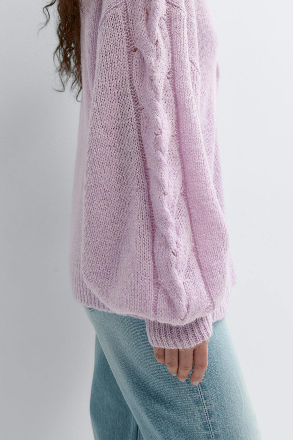 Chunky knitted cardigan
