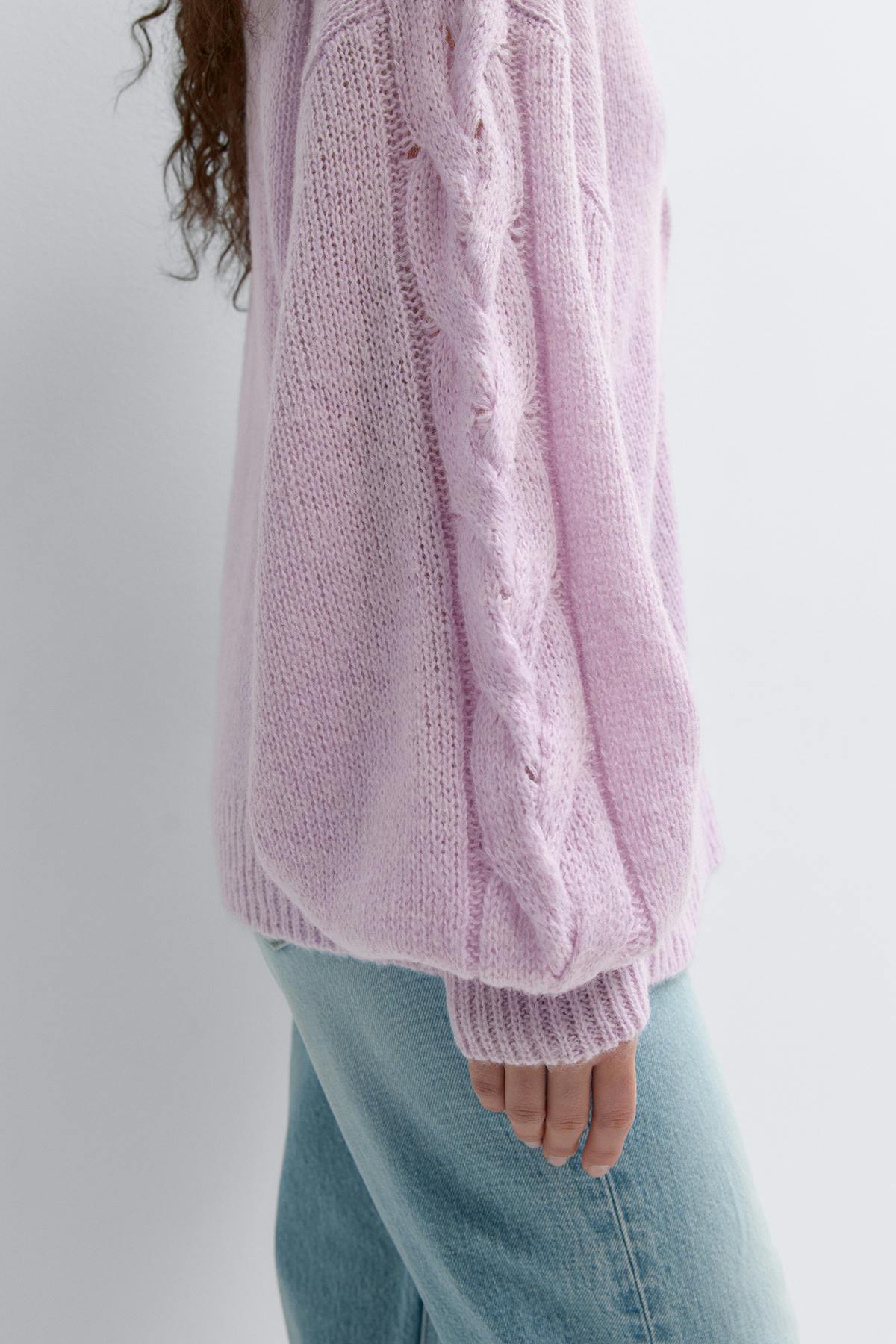 Chunky knitted cardigan