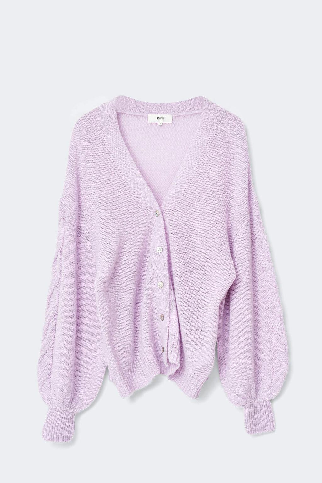 Chunky knitted cardigan