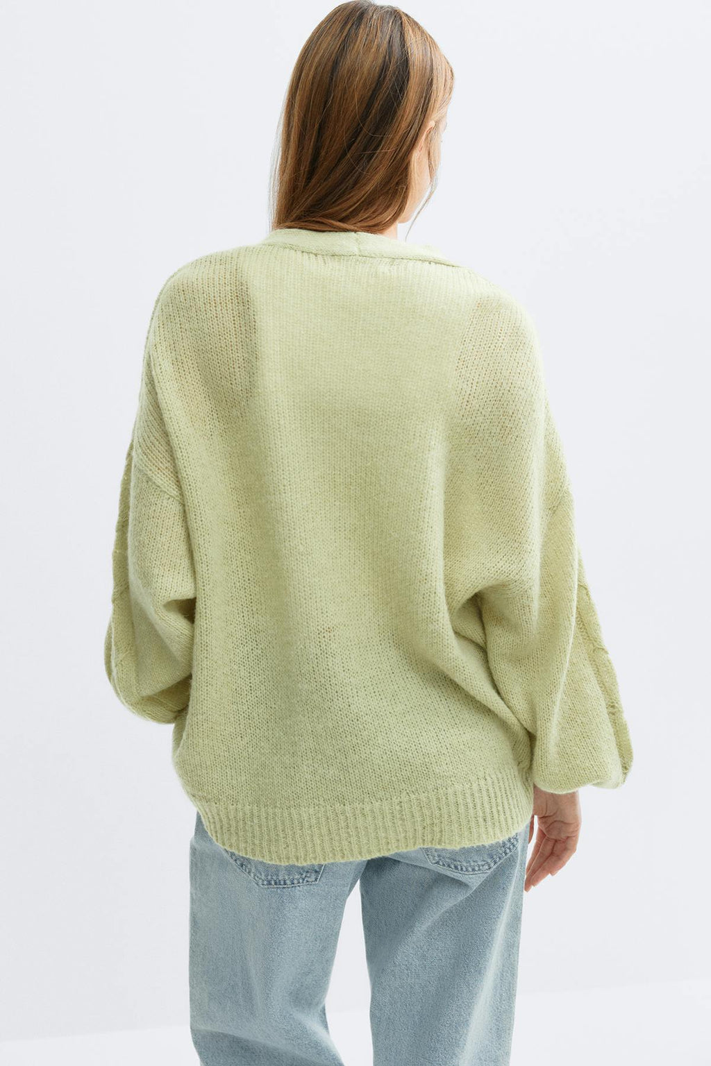 Chunky knitted cardigan