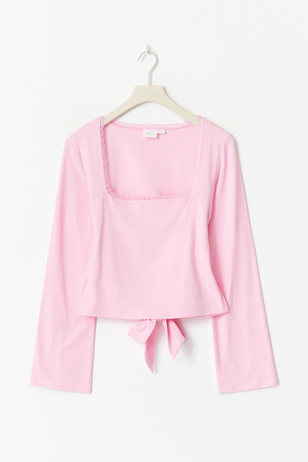 14+ long sleeve lace top
