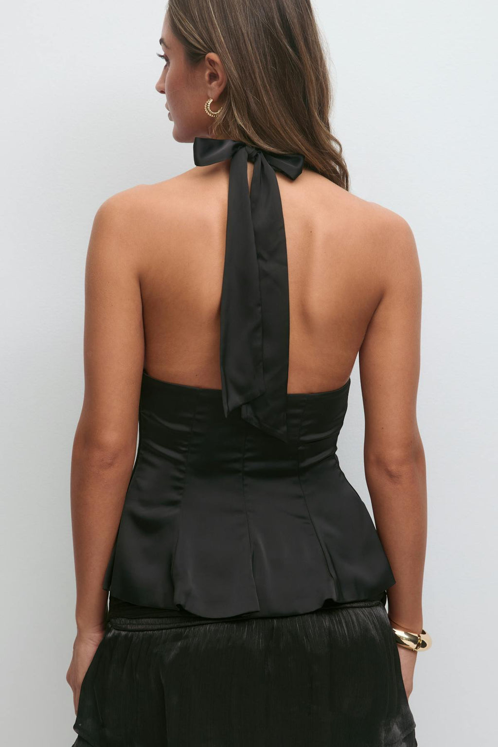 14+ satin halterneck top