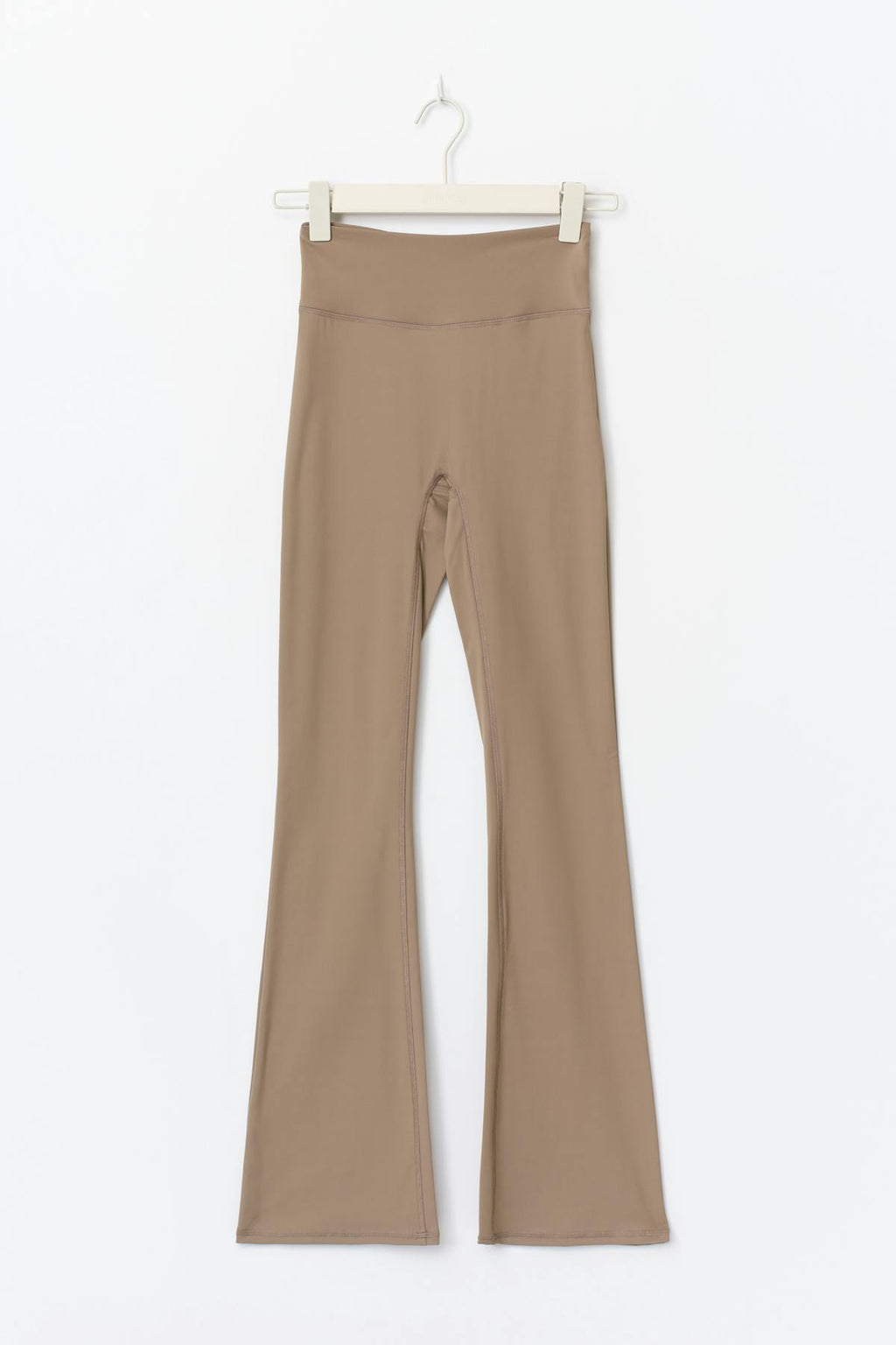 Ruched flare yoga tights