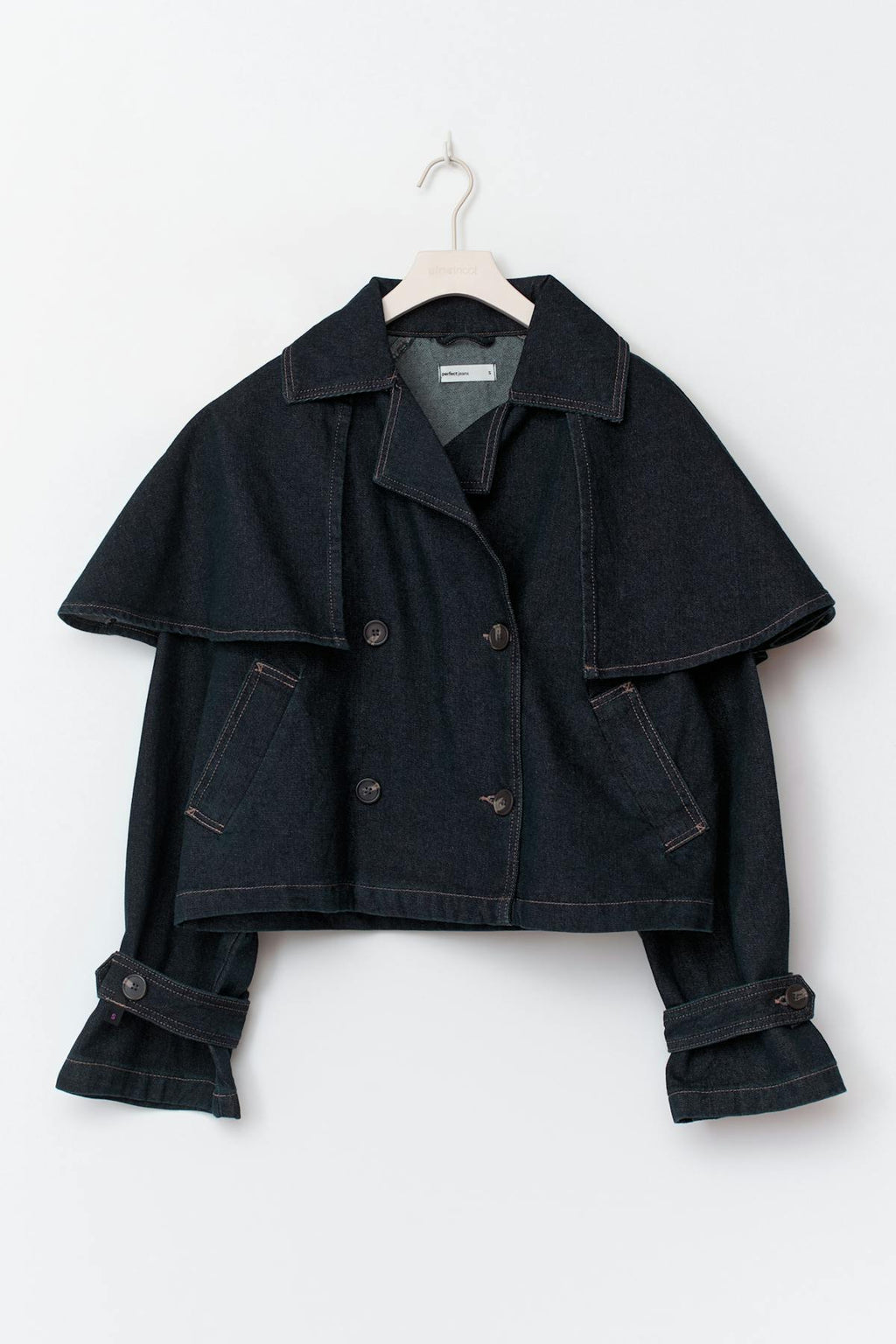 Cape denim trench