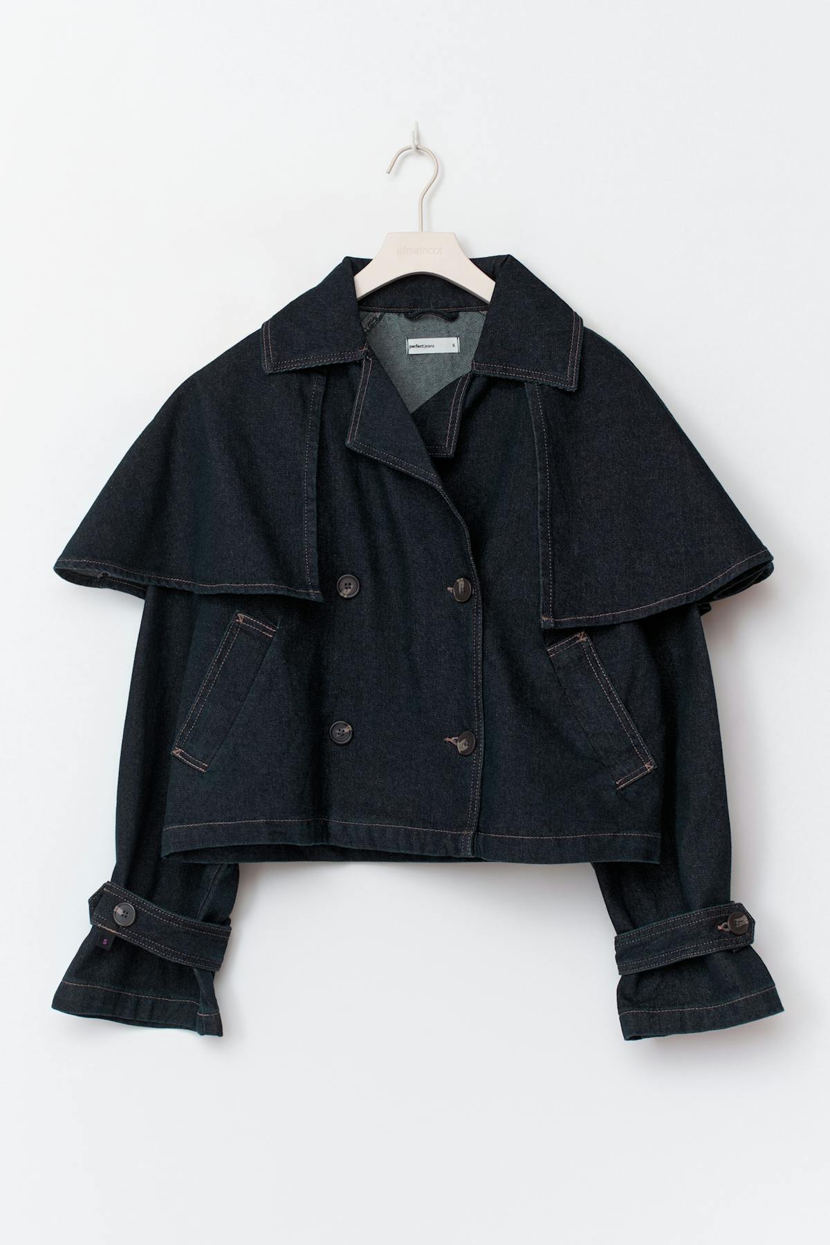 Cape denim trench