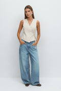 Barrel balloon jeans