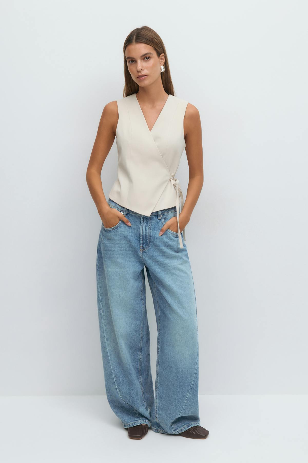 Barrel balloon jeans