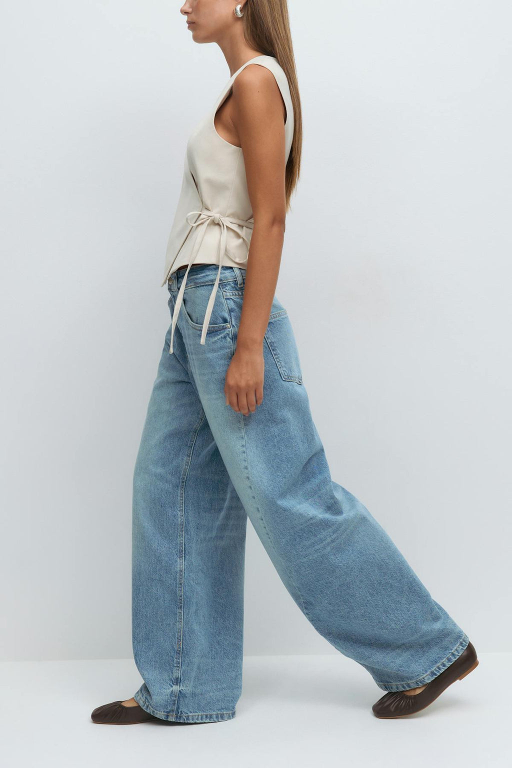 Barrel balloon jeans