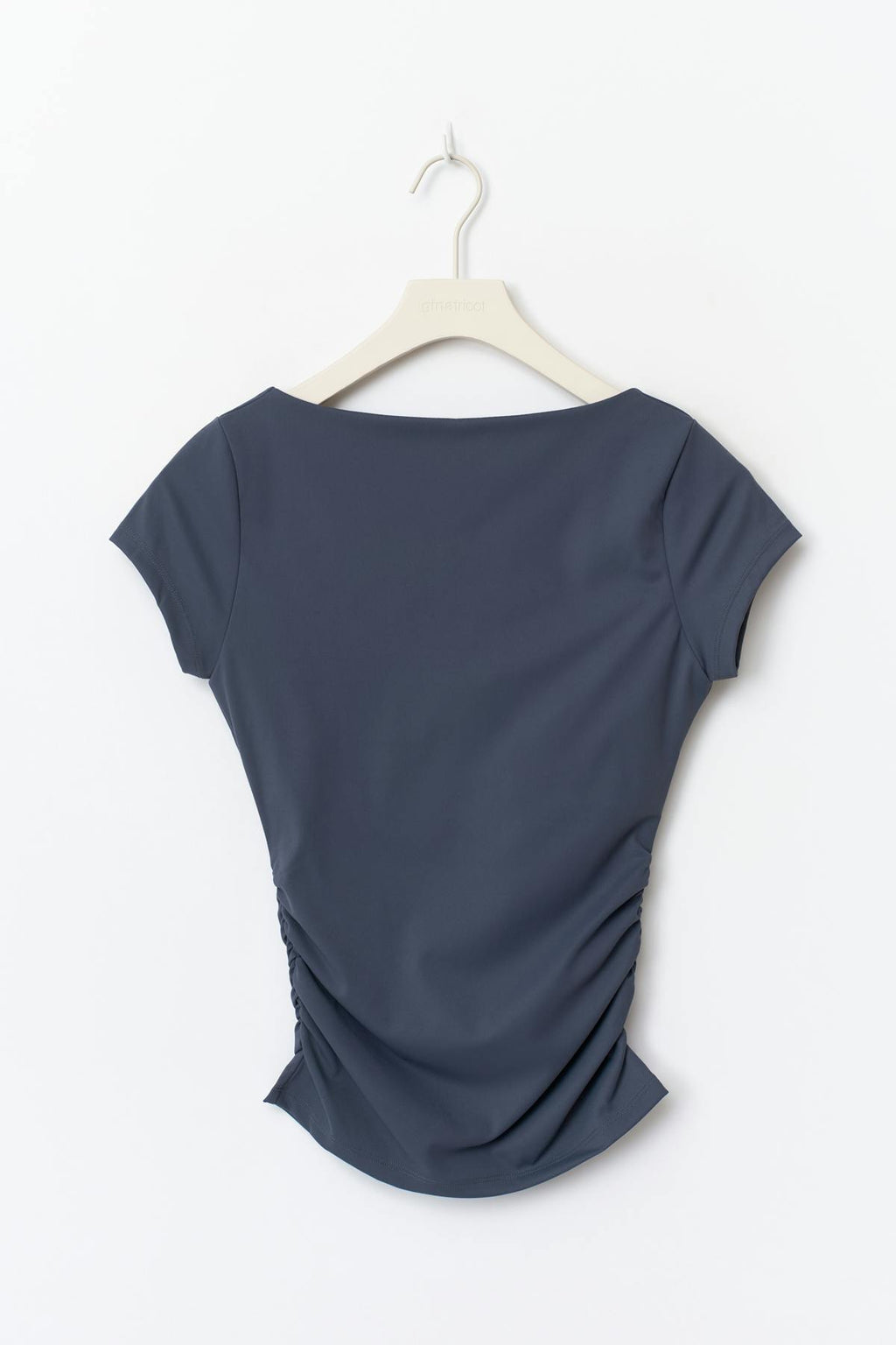 Scooped back yoga top