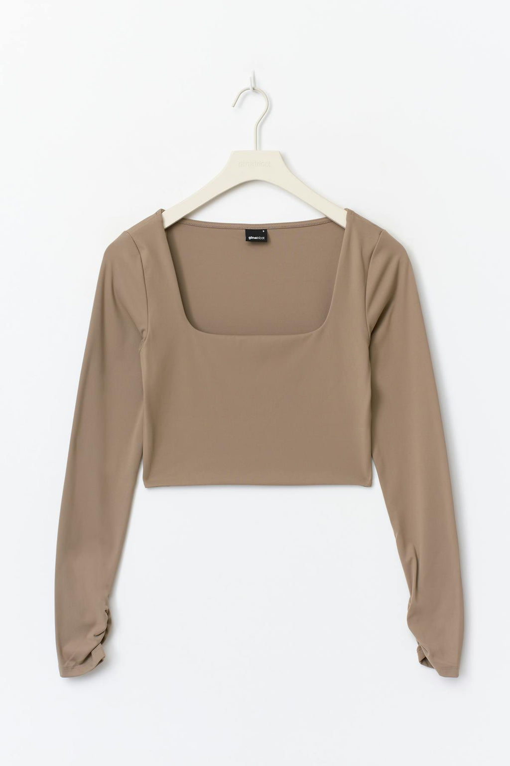 Cropped soft yoga top