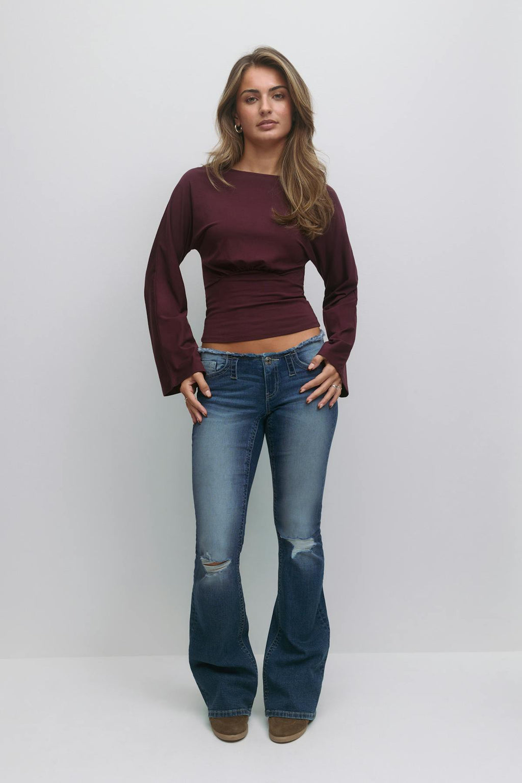 14+ x-tra low cut off jeans
