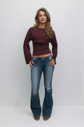 14+ x-tra low cut off jeans
