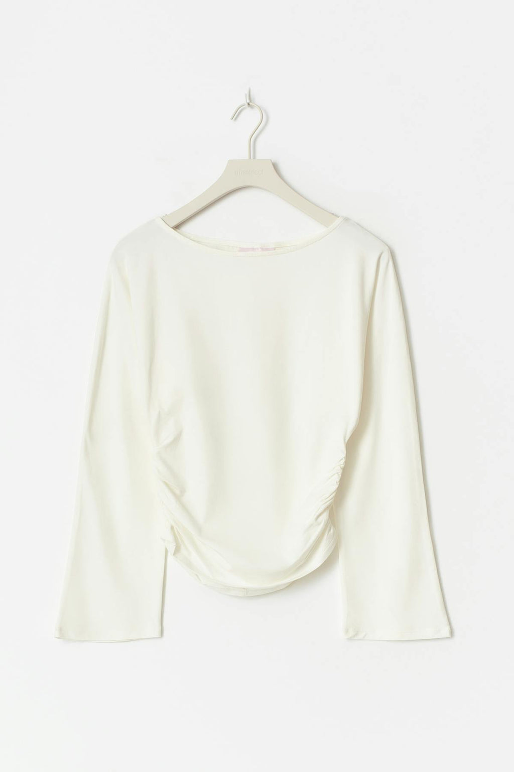 Y ruched long sleeve top
