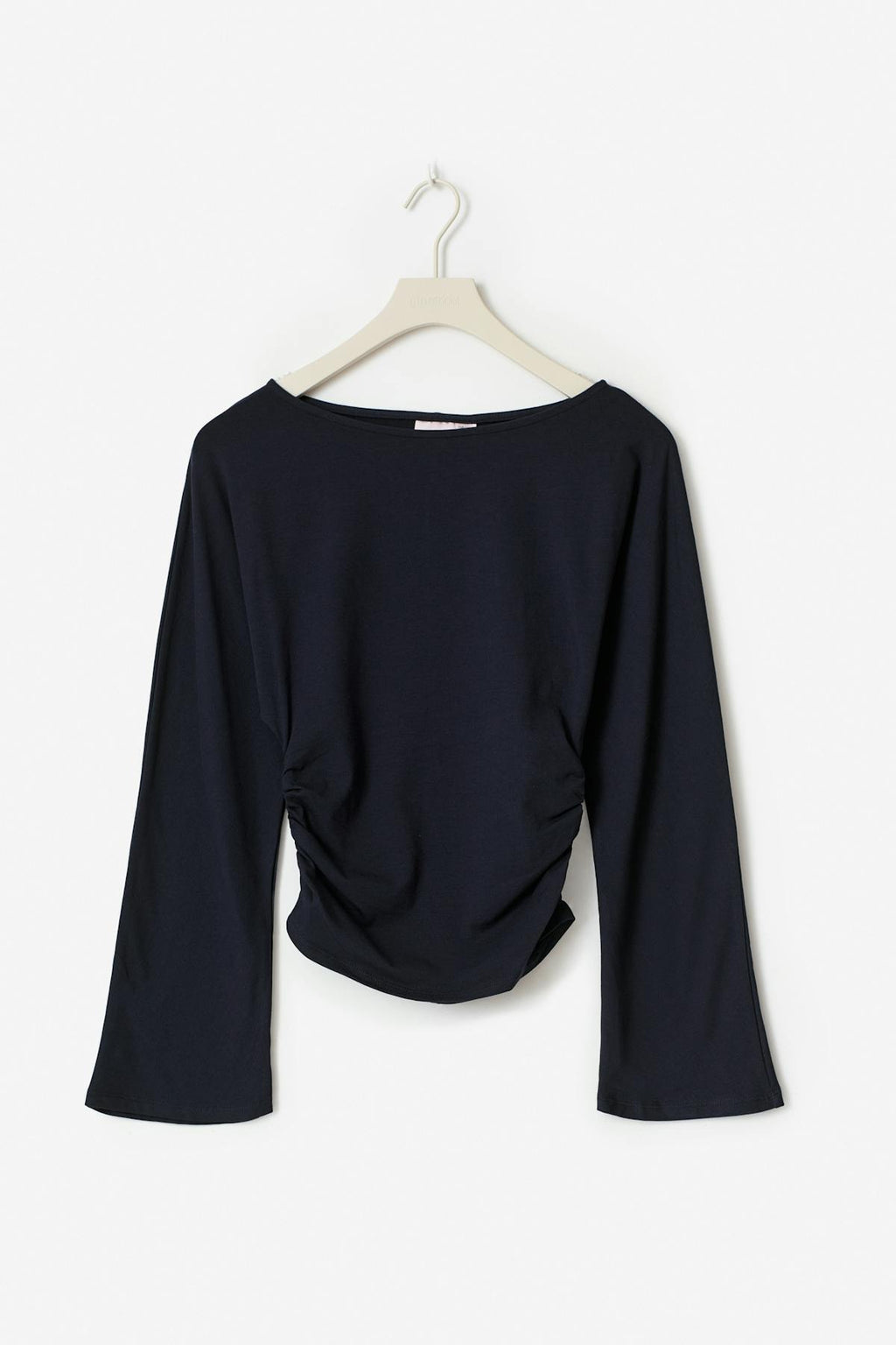 Y ruched long sleeve top