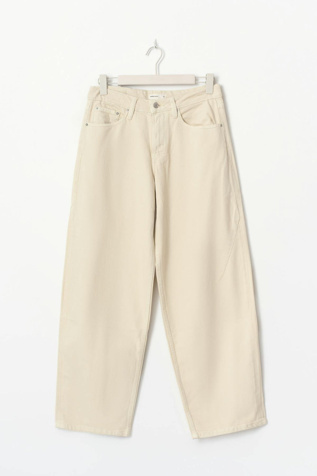 Baggy-crush jeans