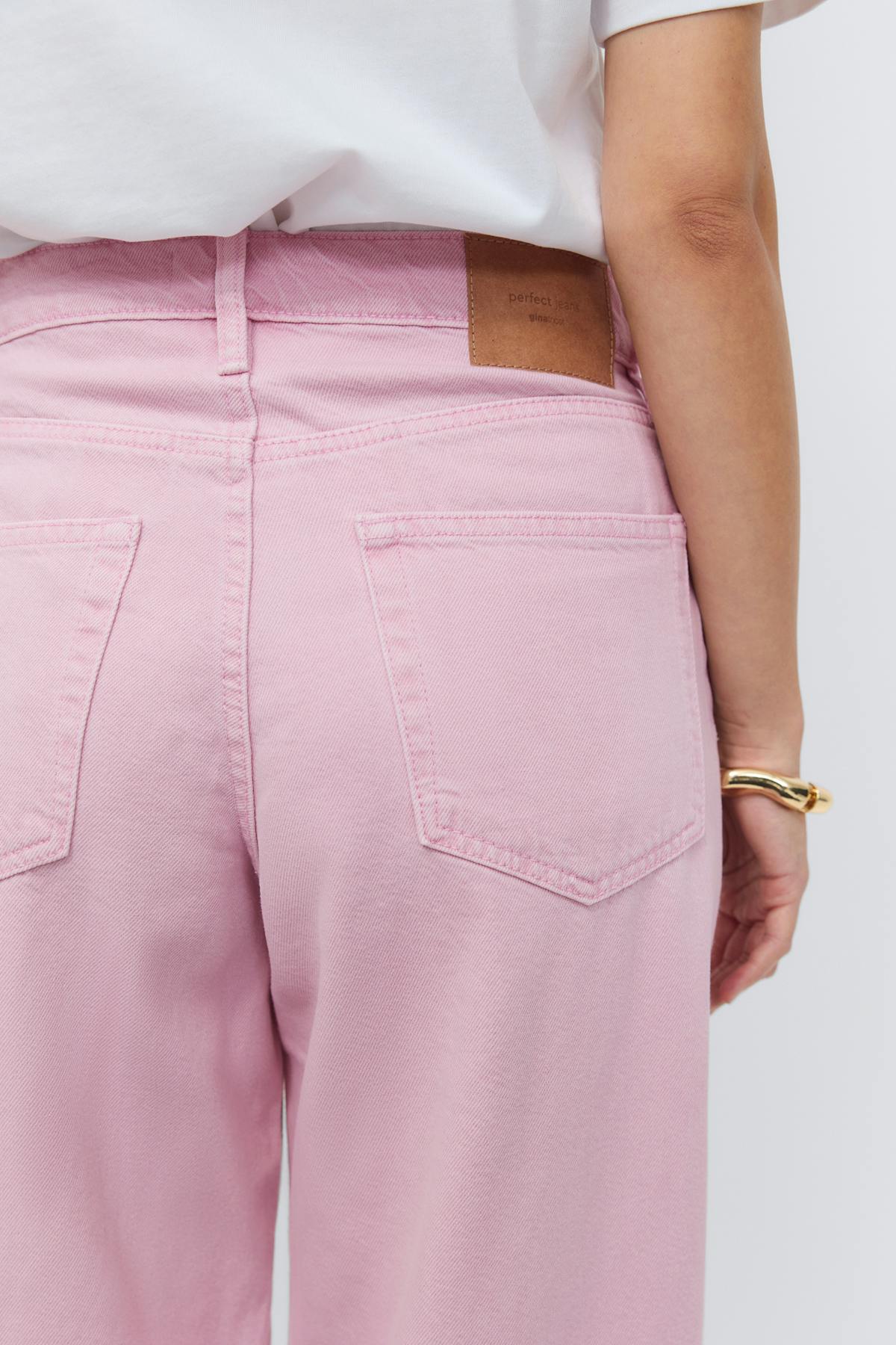 Baggy-crush jeans