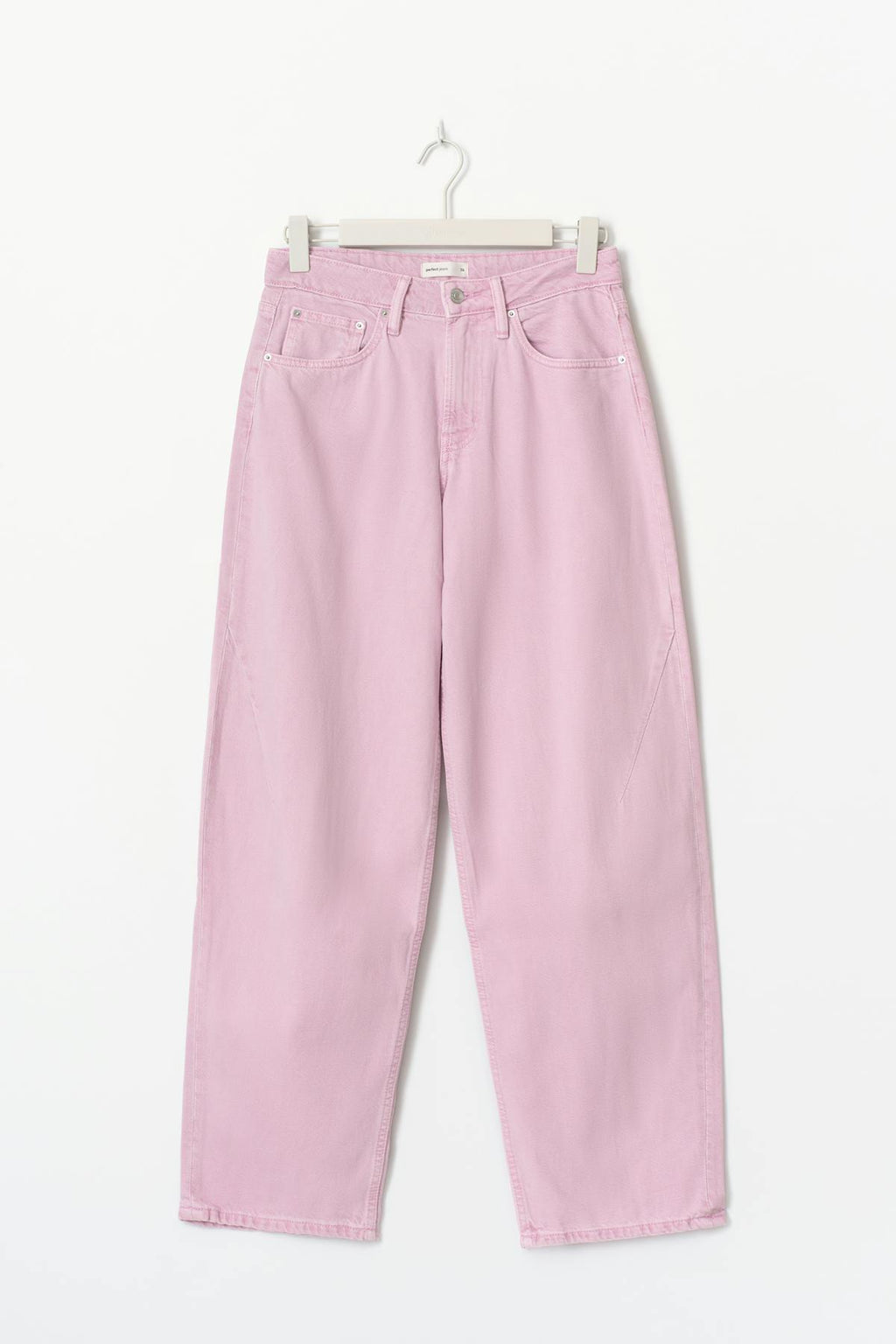 Baggy-crush jeans