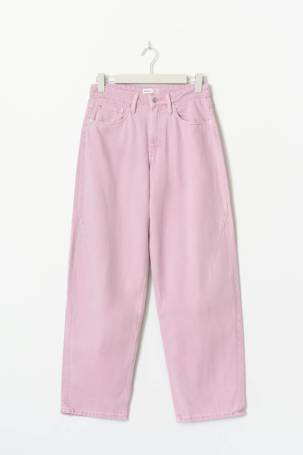 Baggy-crush jeans