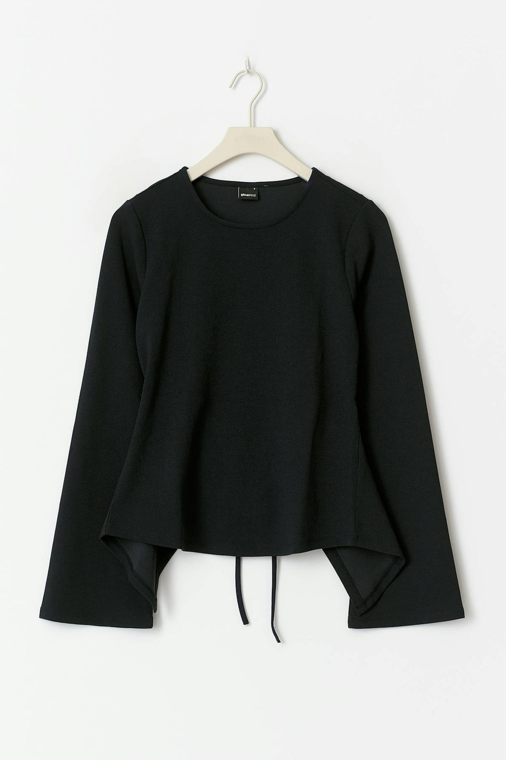 Tie back long sleeve top