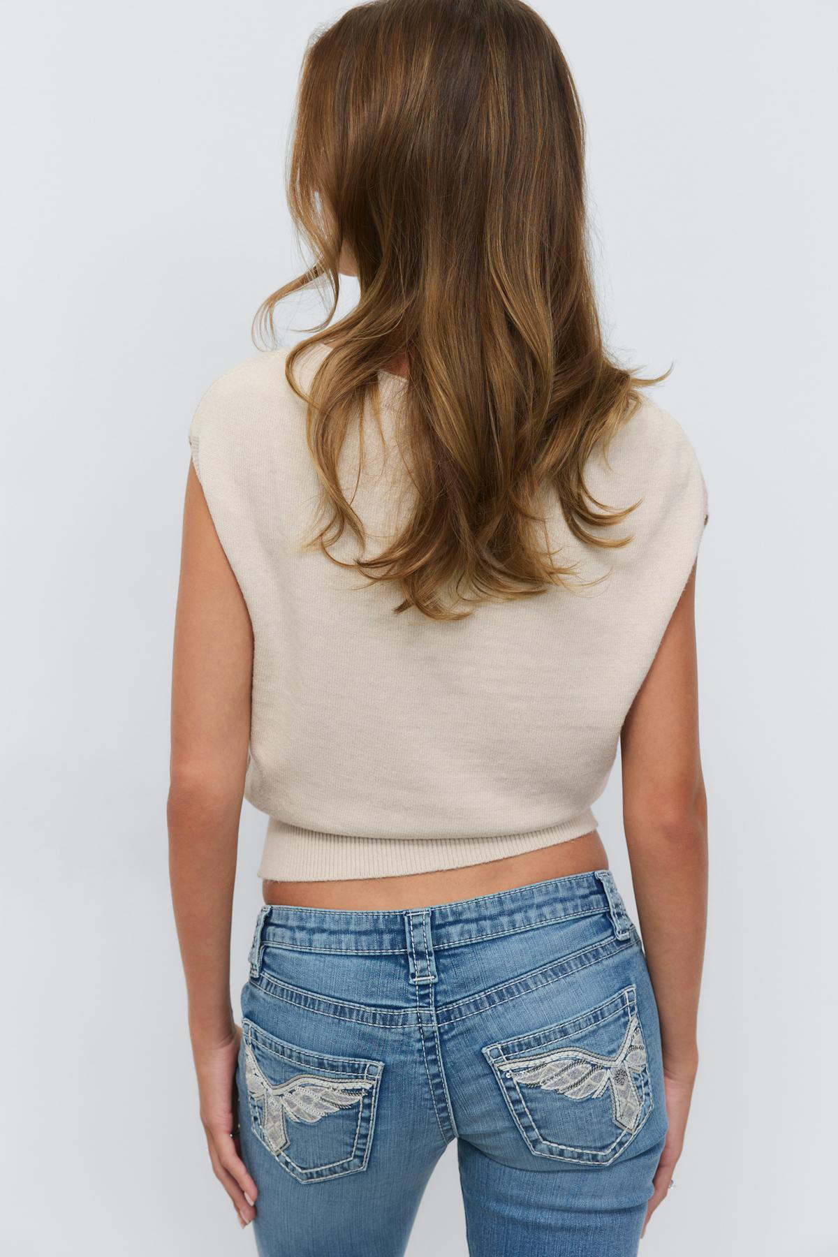 14+ knitted cape top