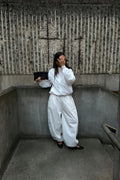 Wide balloon trousers
