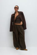 Wide balloon trousers
