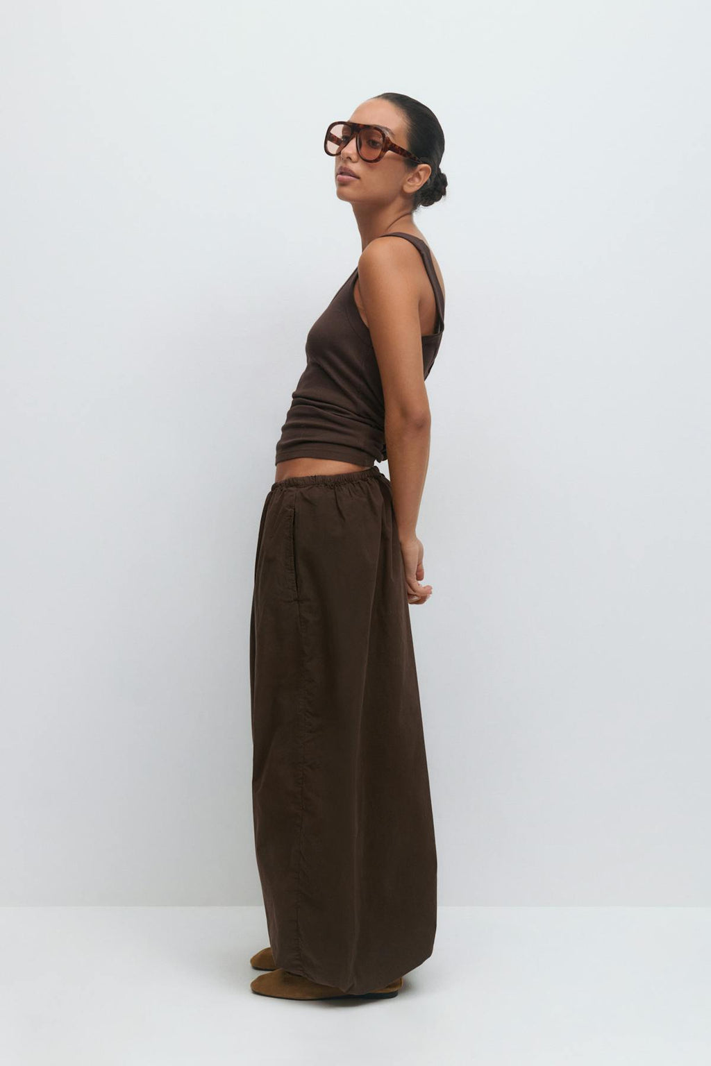 Wide balloon trousers