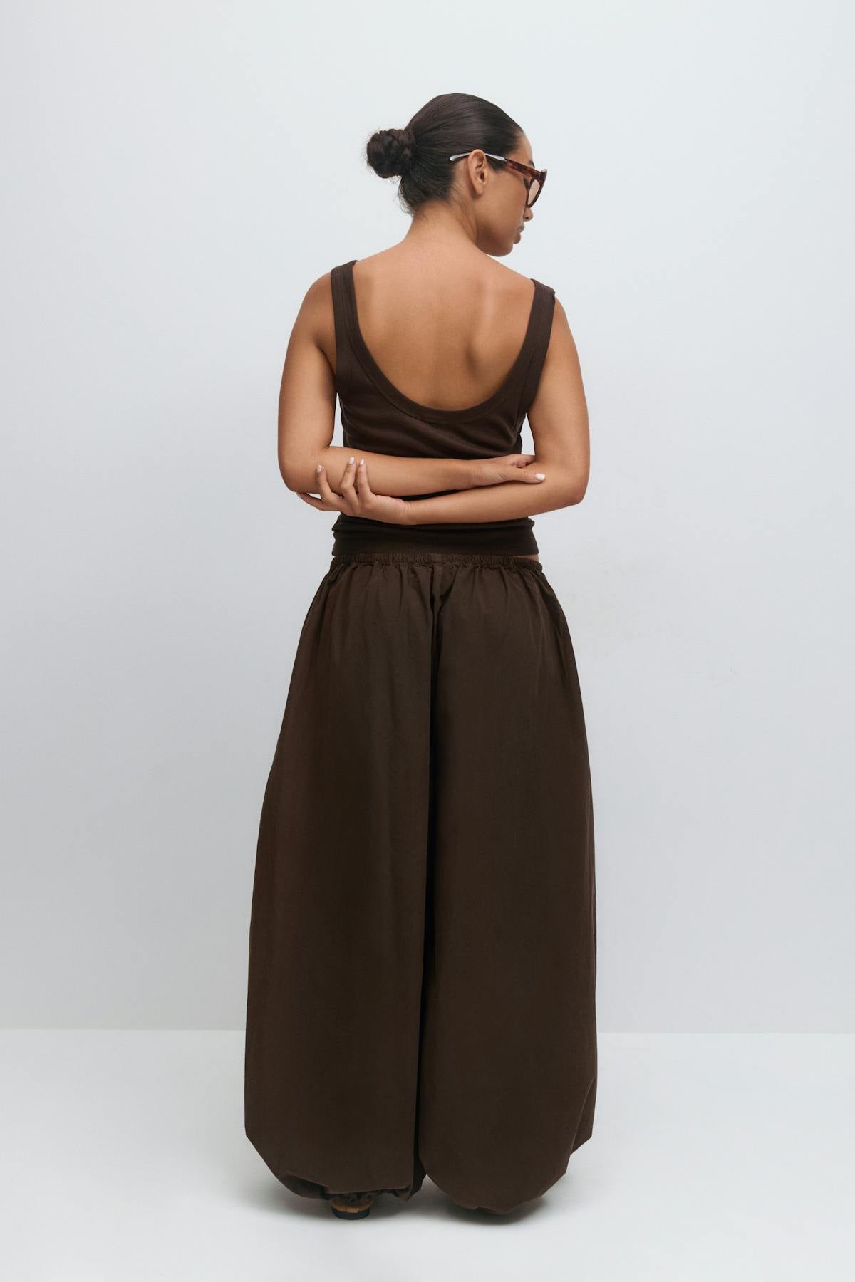 Wide balloon trousers