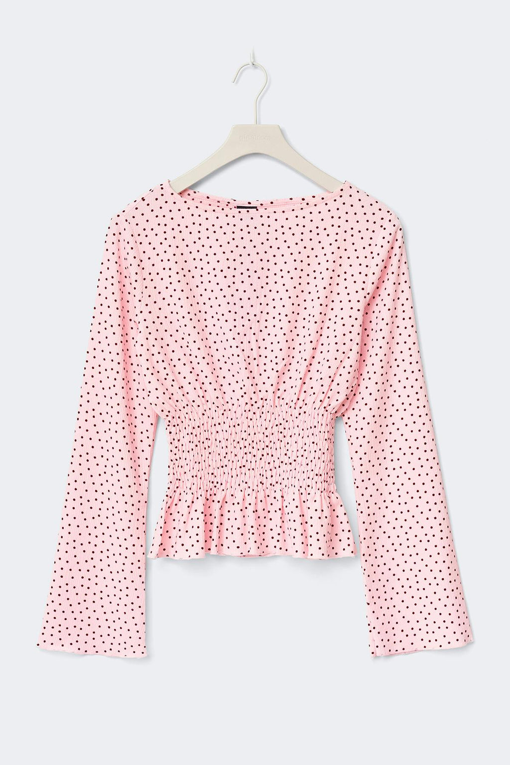 Long sleeve smock top