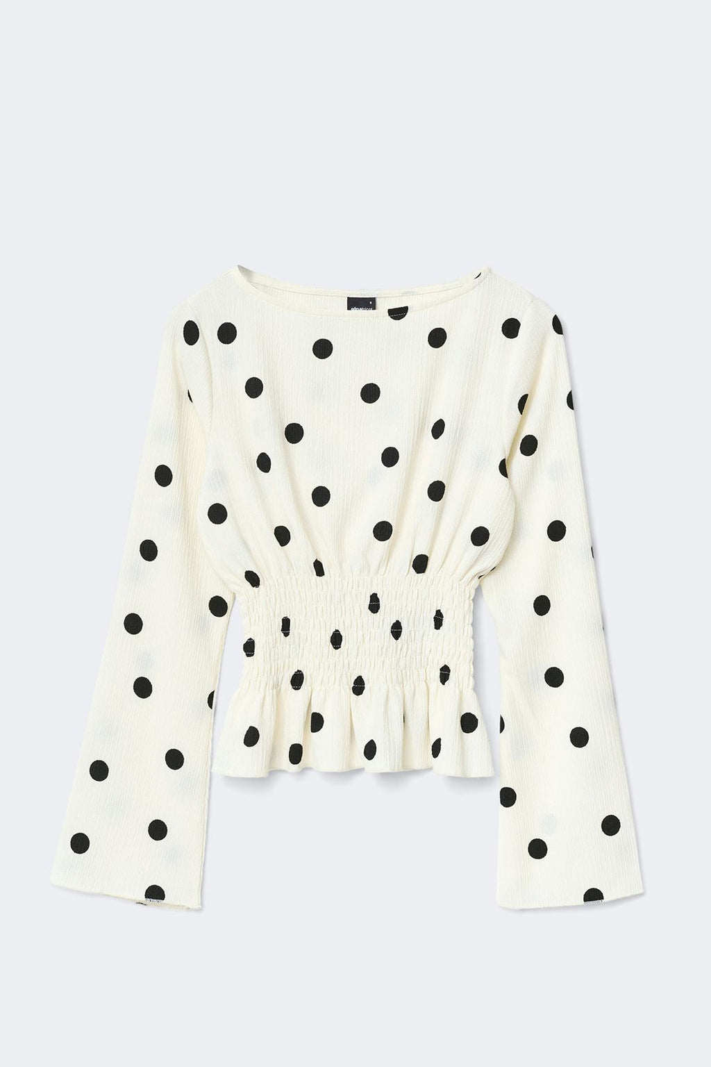 Long sleeve smock top