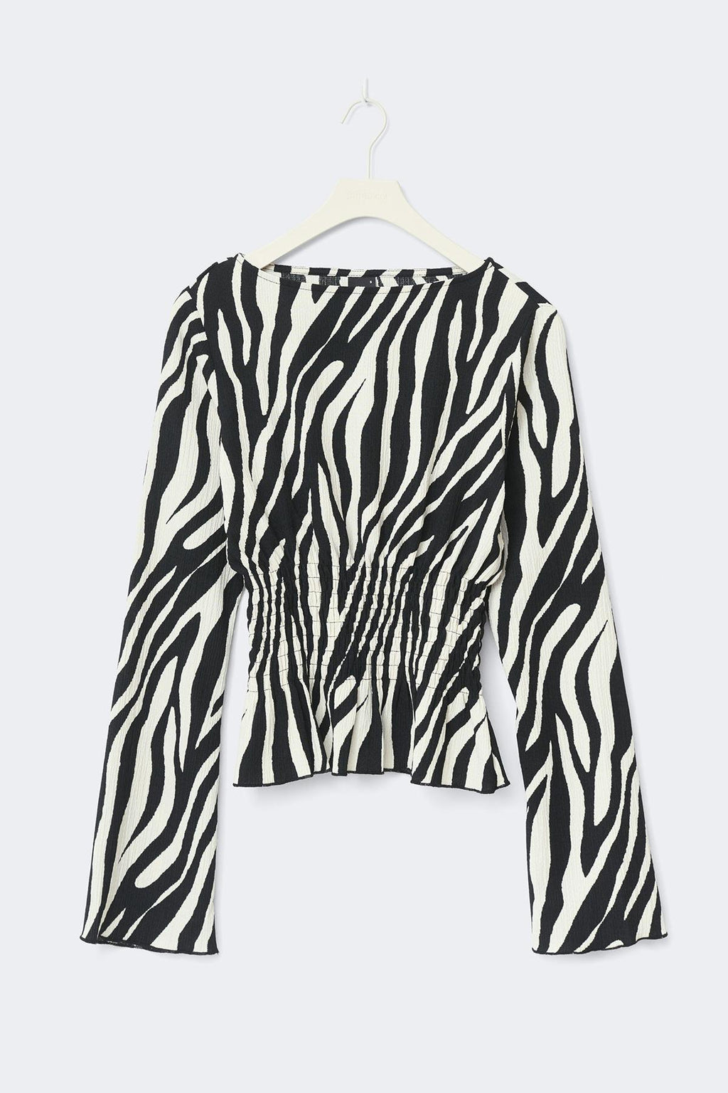 Long sleeve smock top