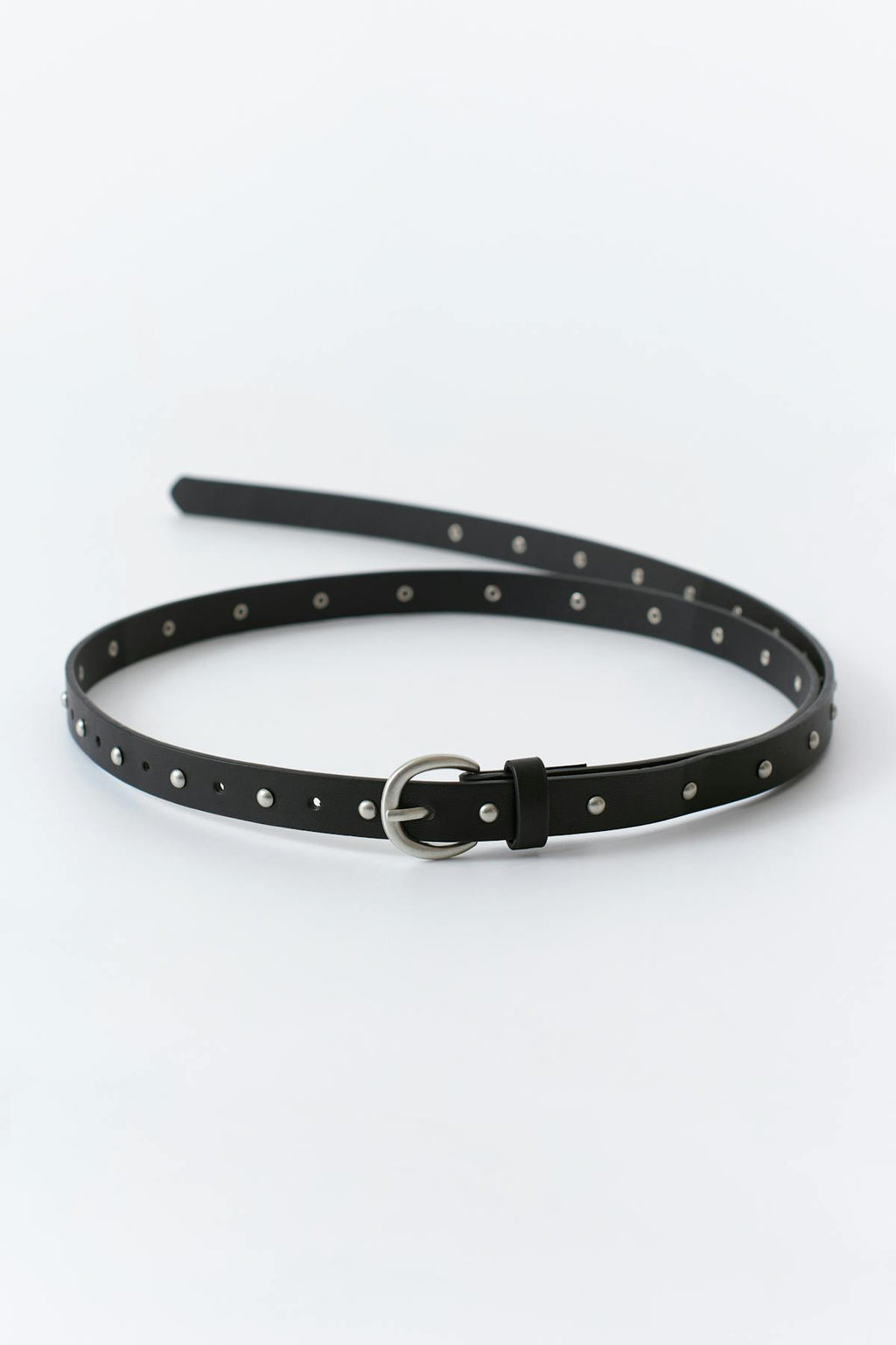 Studded long belt