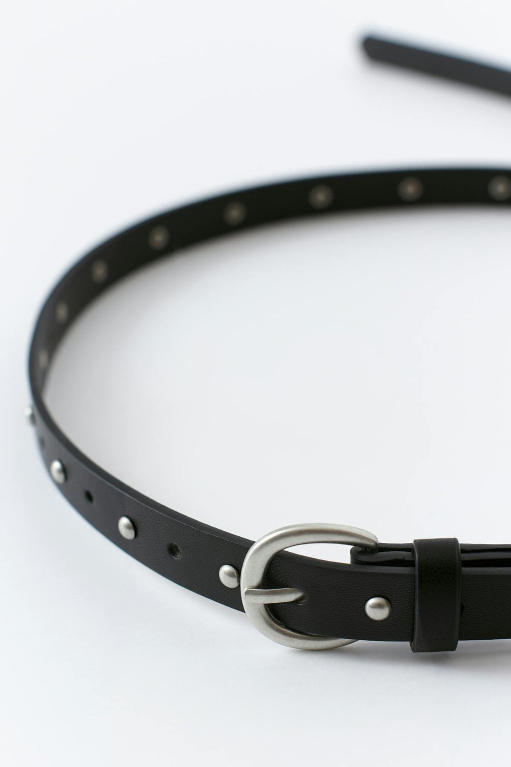Studded long belt