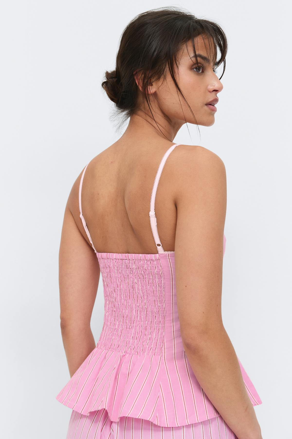 Peplum loungewear top