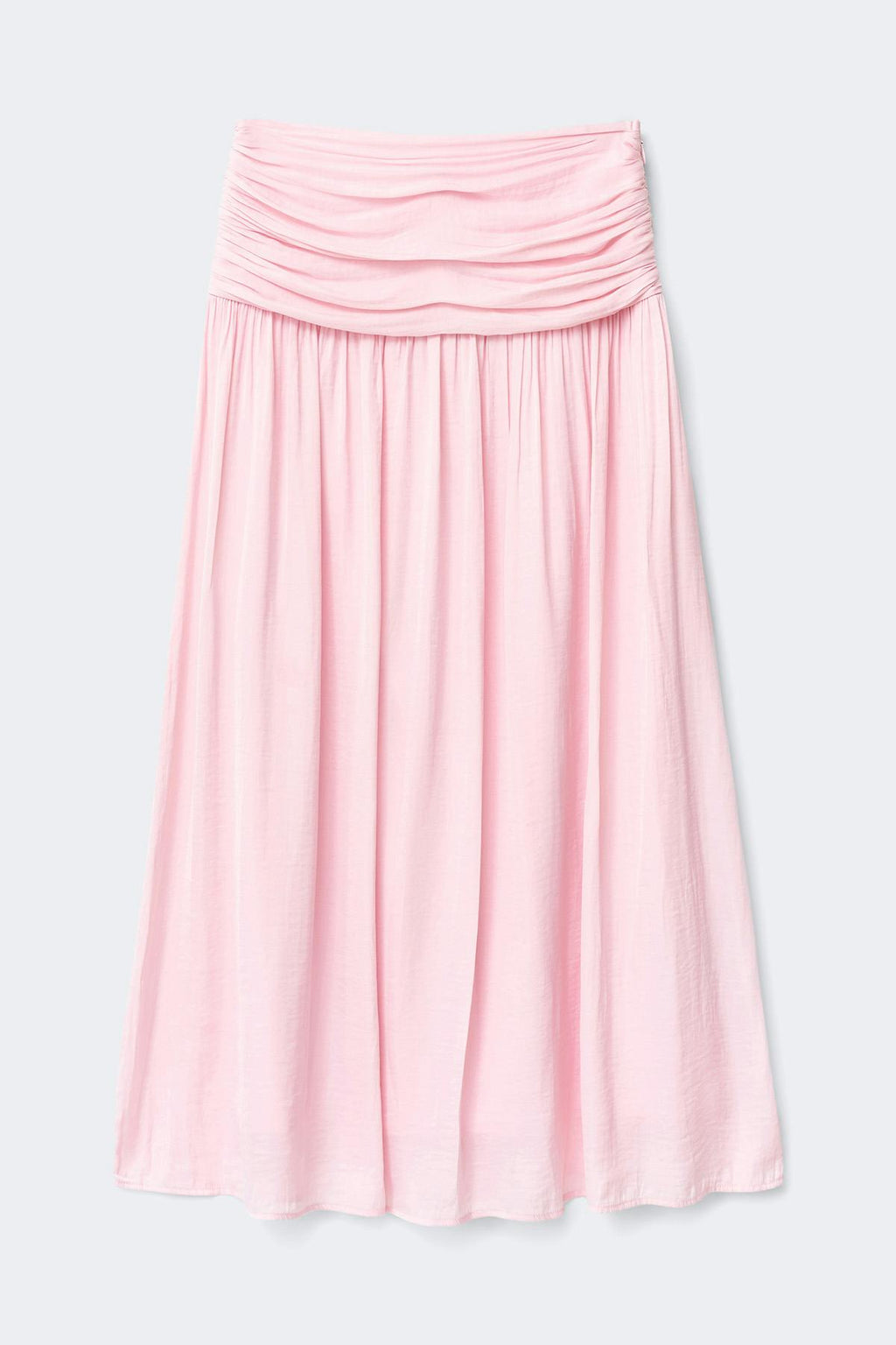 Dropped waist skirt