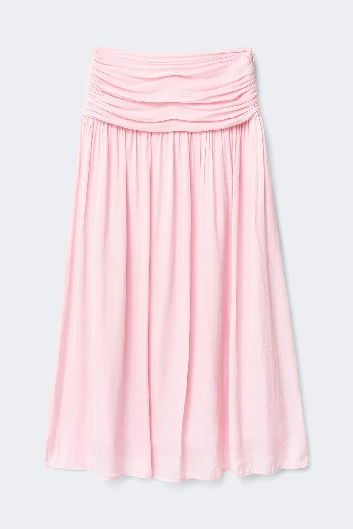 Dropped waist skirt