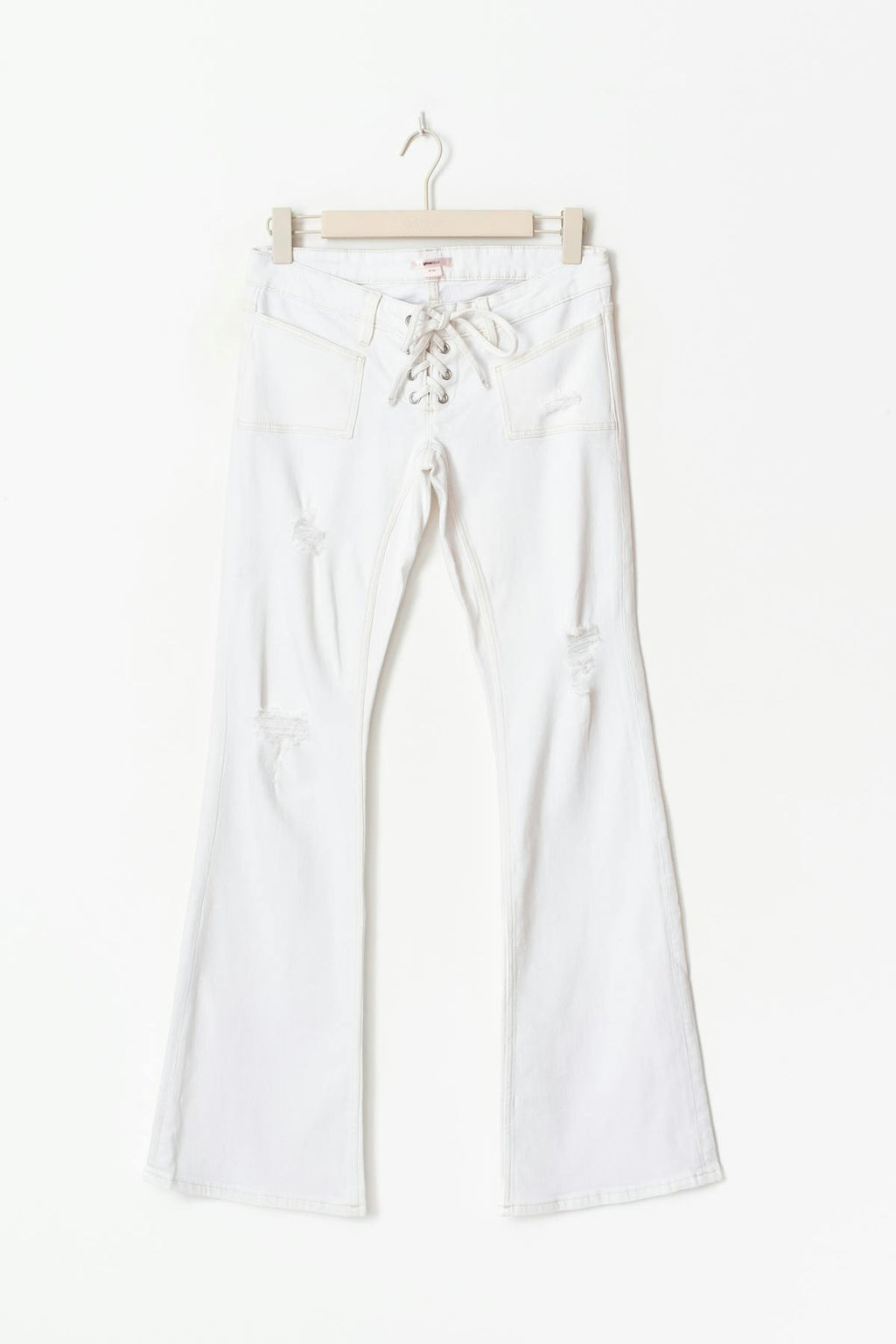 14+ pleated tie jeans