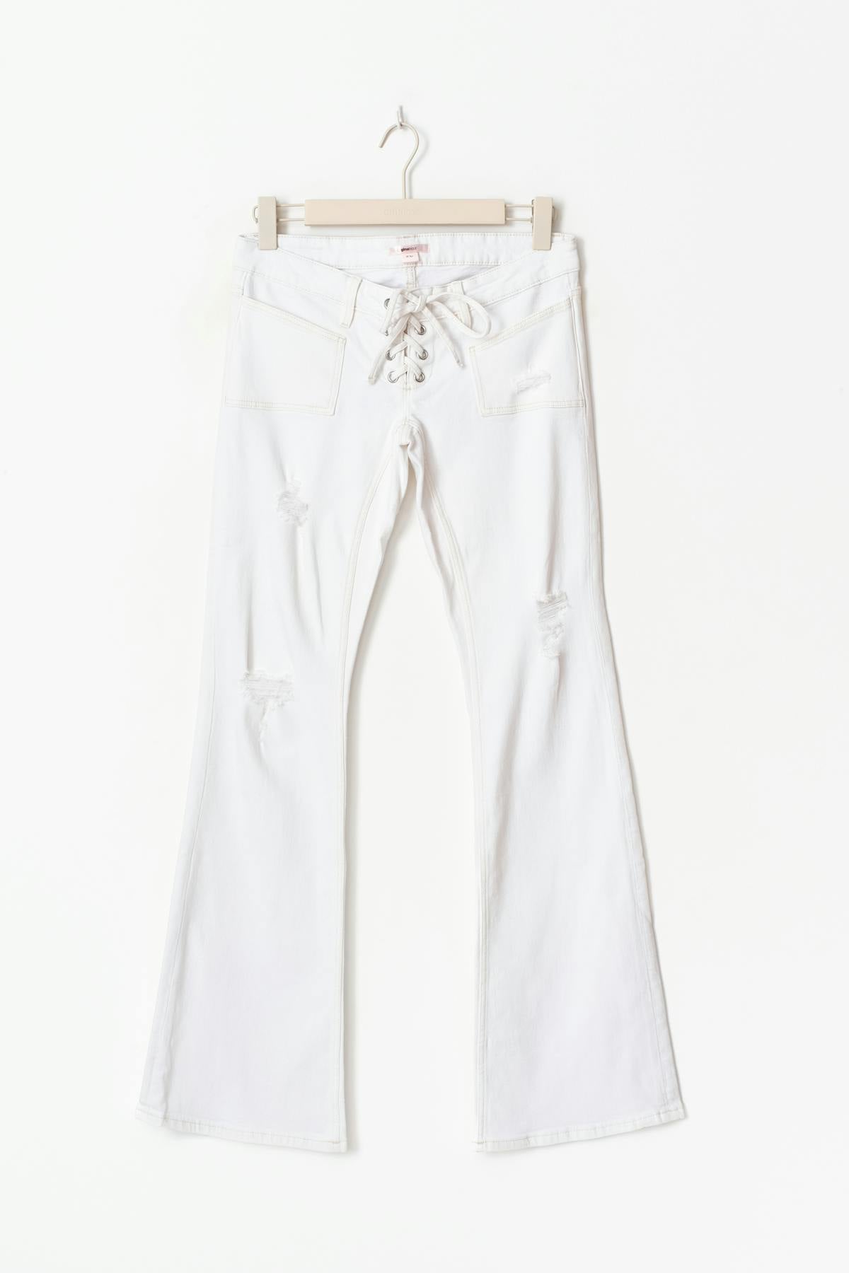 14+ pleated tie jeans