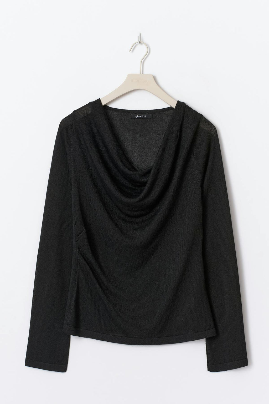 Draped knitted top