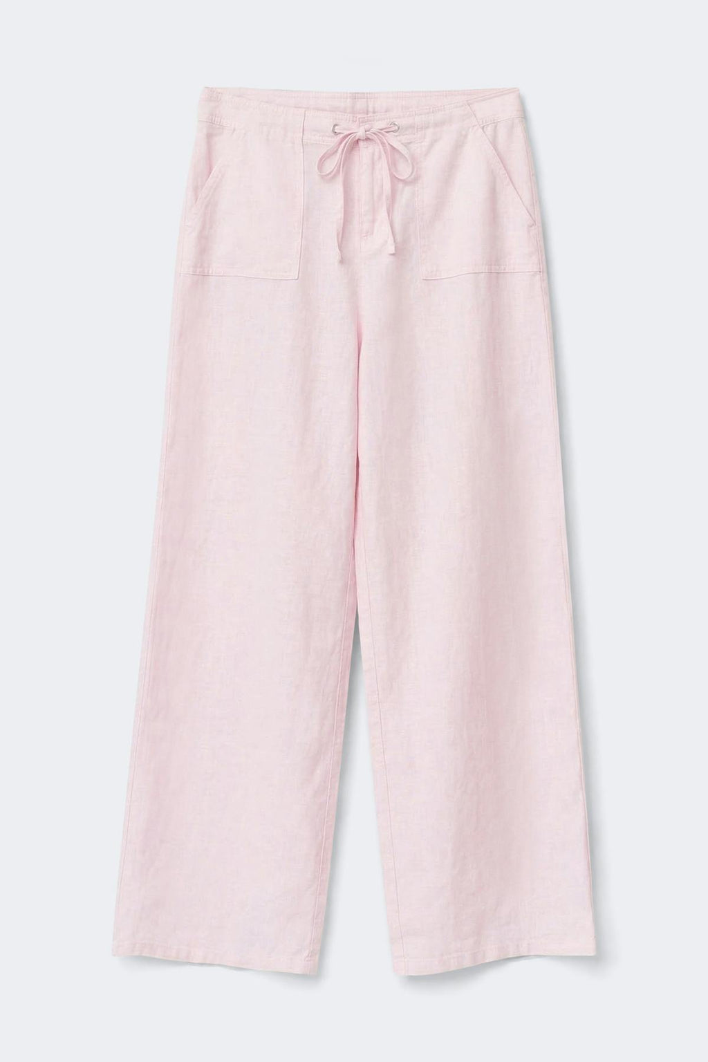 Linen blend trousers