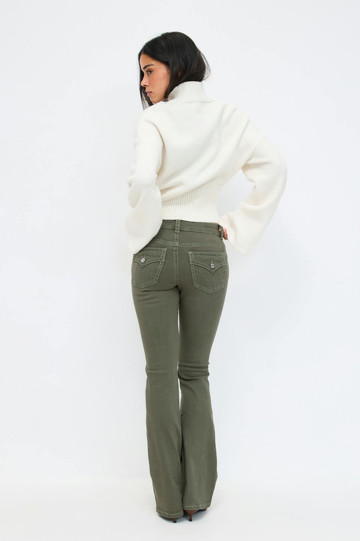 Y2k low bootcut jeans