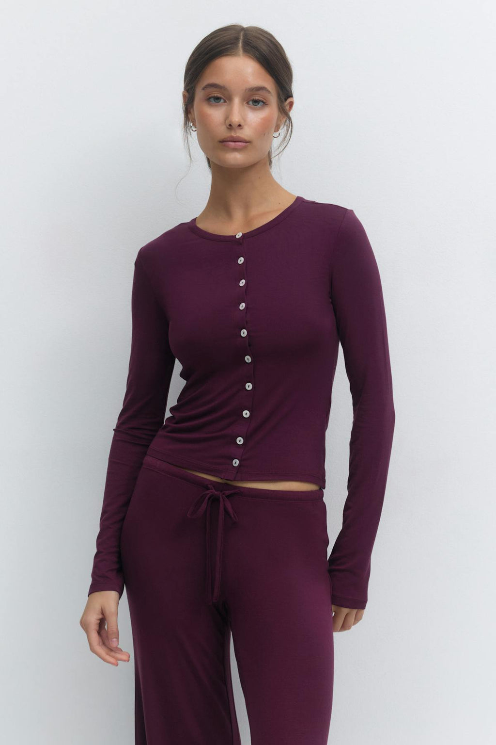 Soft loungewear cardigan