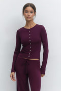 Soft loungewear cardigan