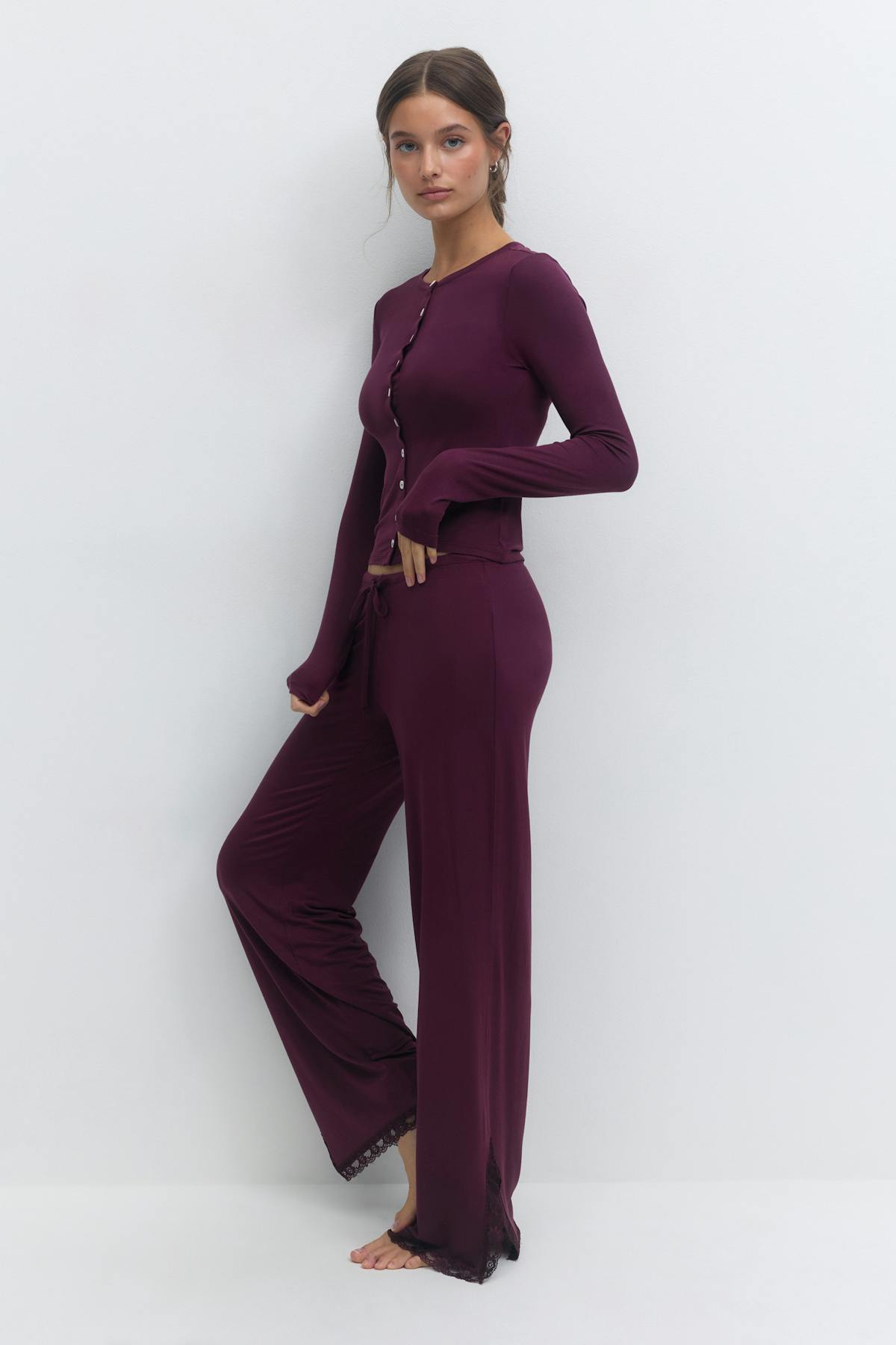 Soft loungewear cardigan