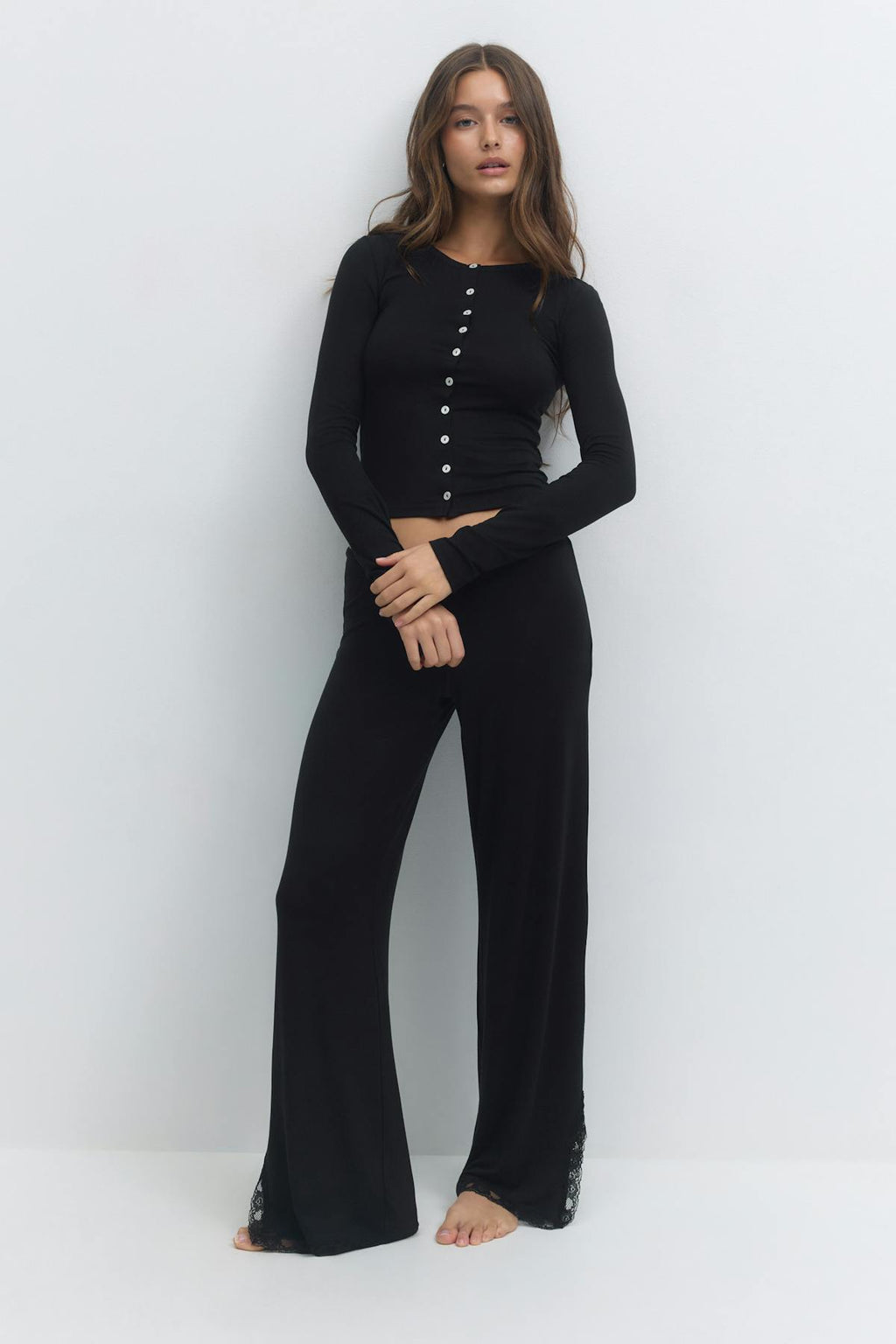 Soft loungewear cardigan