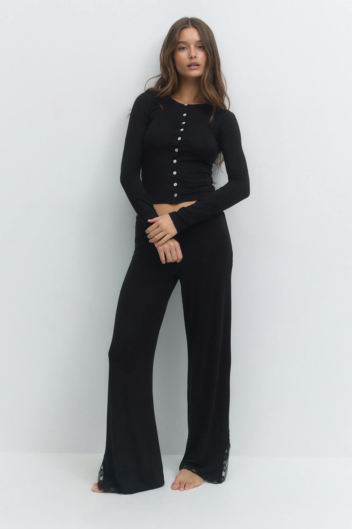 Soft loungewear cardigan