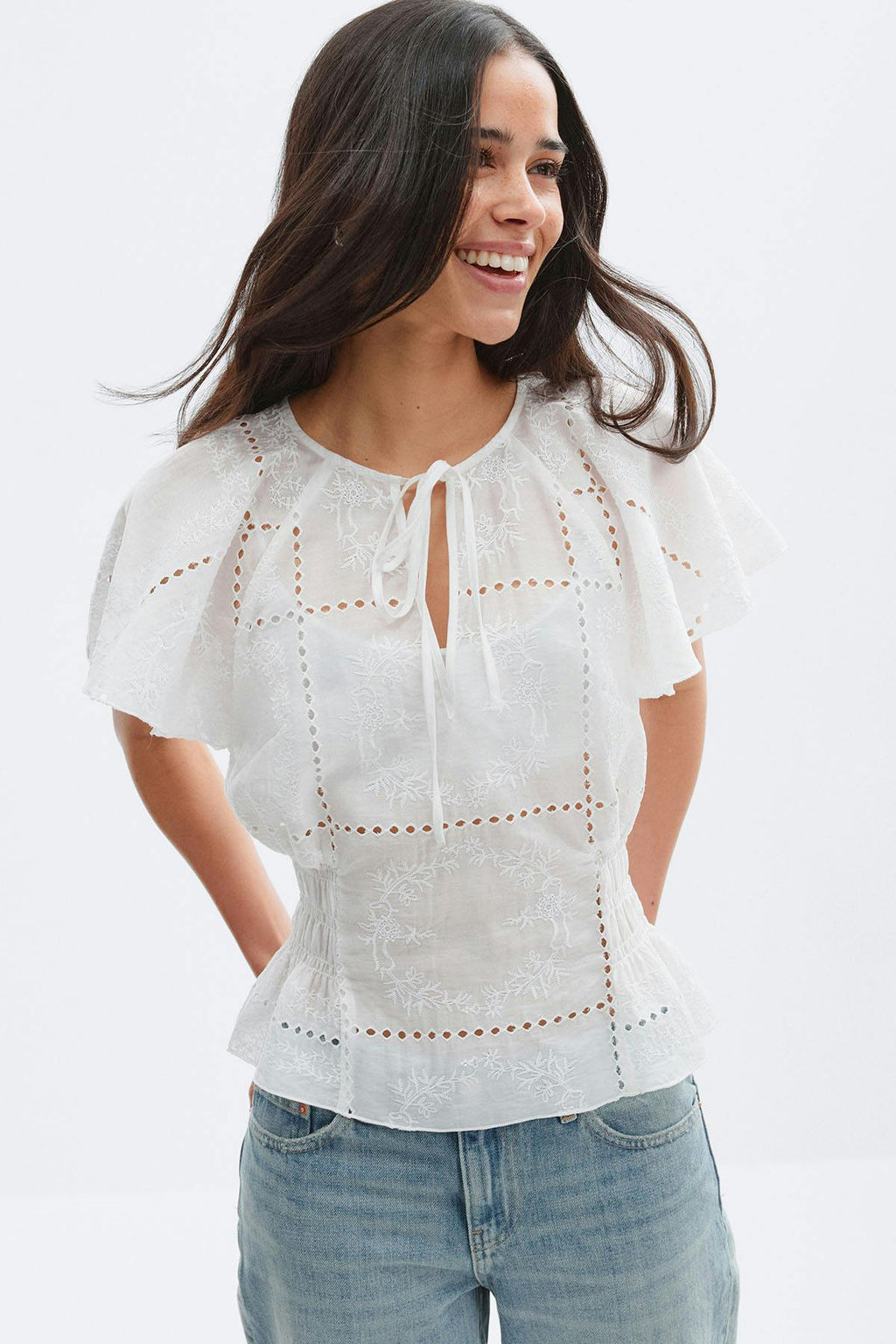 Sheer blouse
