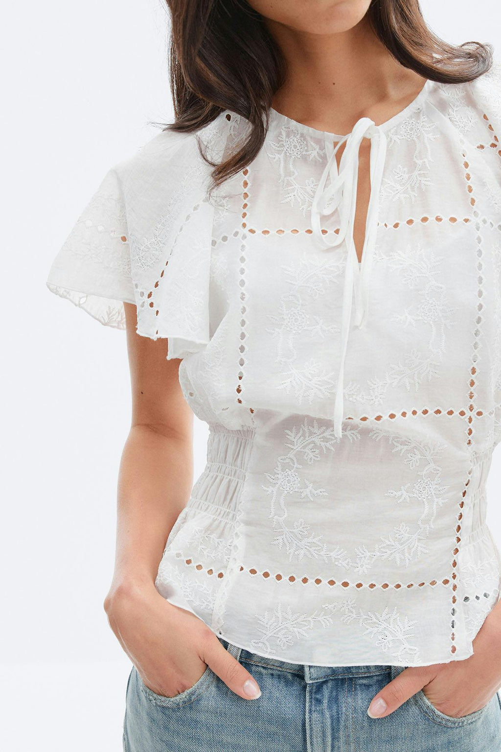 Sheer blouse