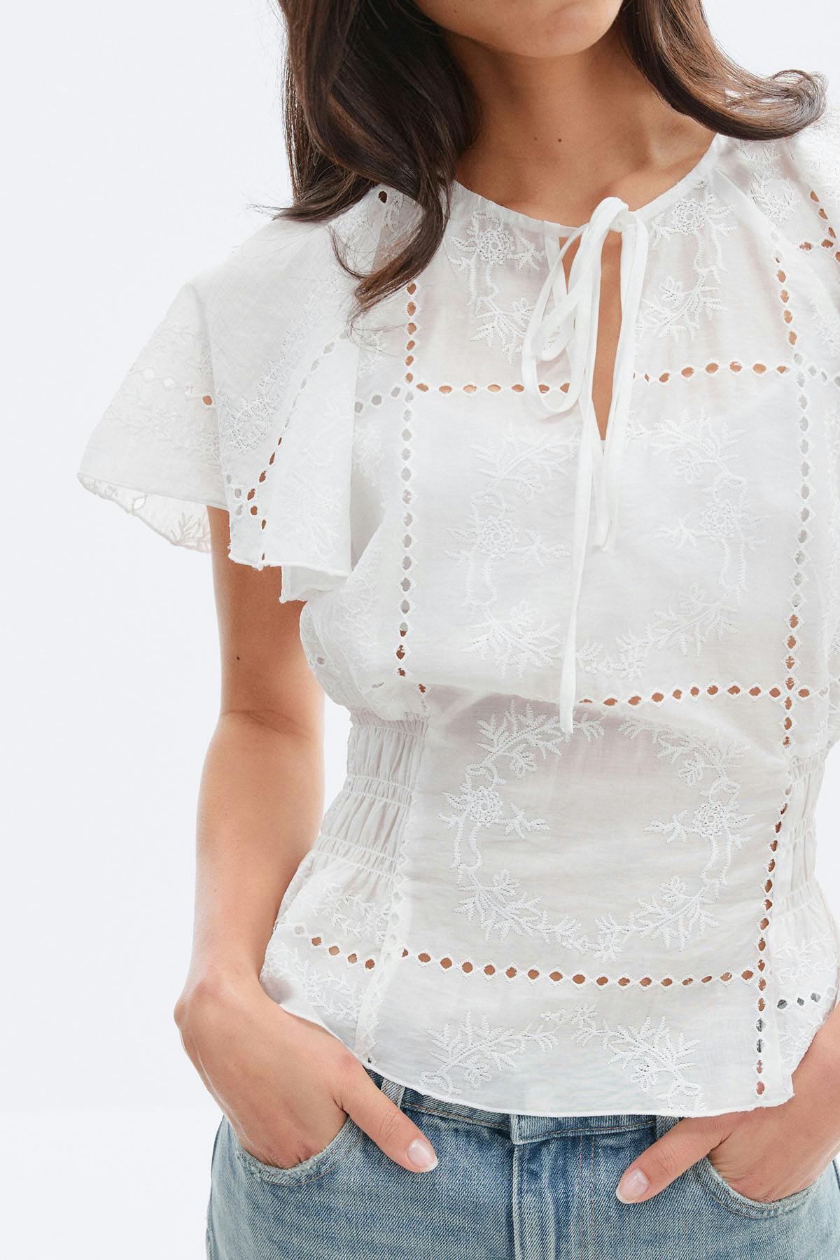 Sheer blouse