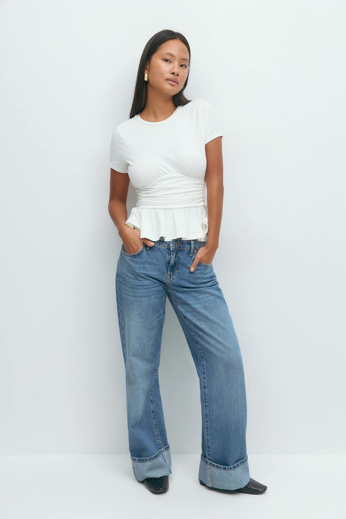 Peplum tee